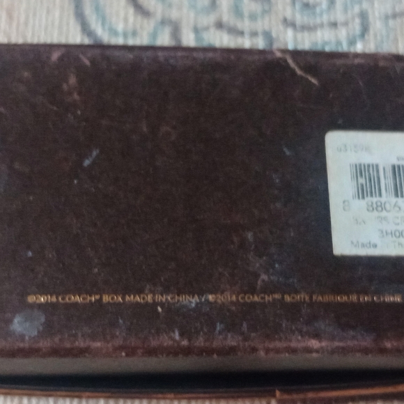 Coach Silver Metallic and Black Key Holder - Picture 5 of 5